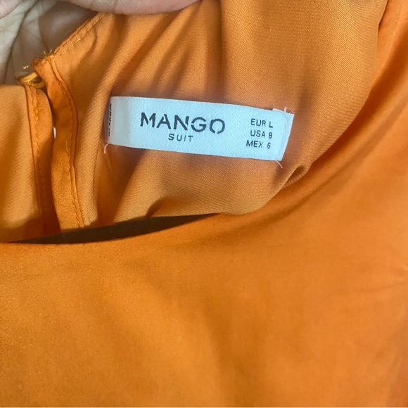 LAST CHANCE BEFORE DELETION MANGO - Orange Flowy Tank - size L - Picture 5 of 9
